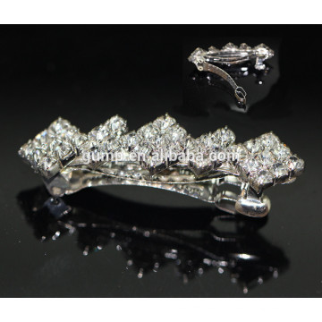 Diseño simple Rhinestone Hairgrip Girls Accesorios para el cabello Glitter Crystal Barrette